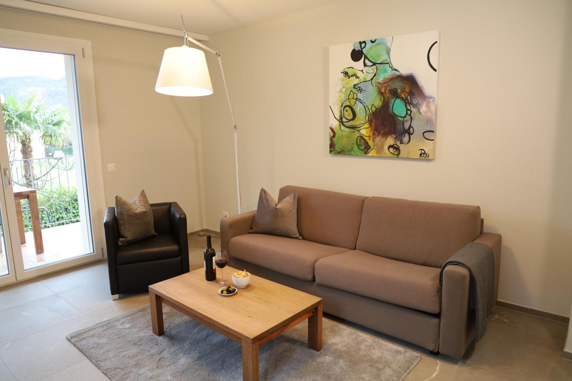 Casa Quattro Fiumi Apartment Tegna Luaran gambar