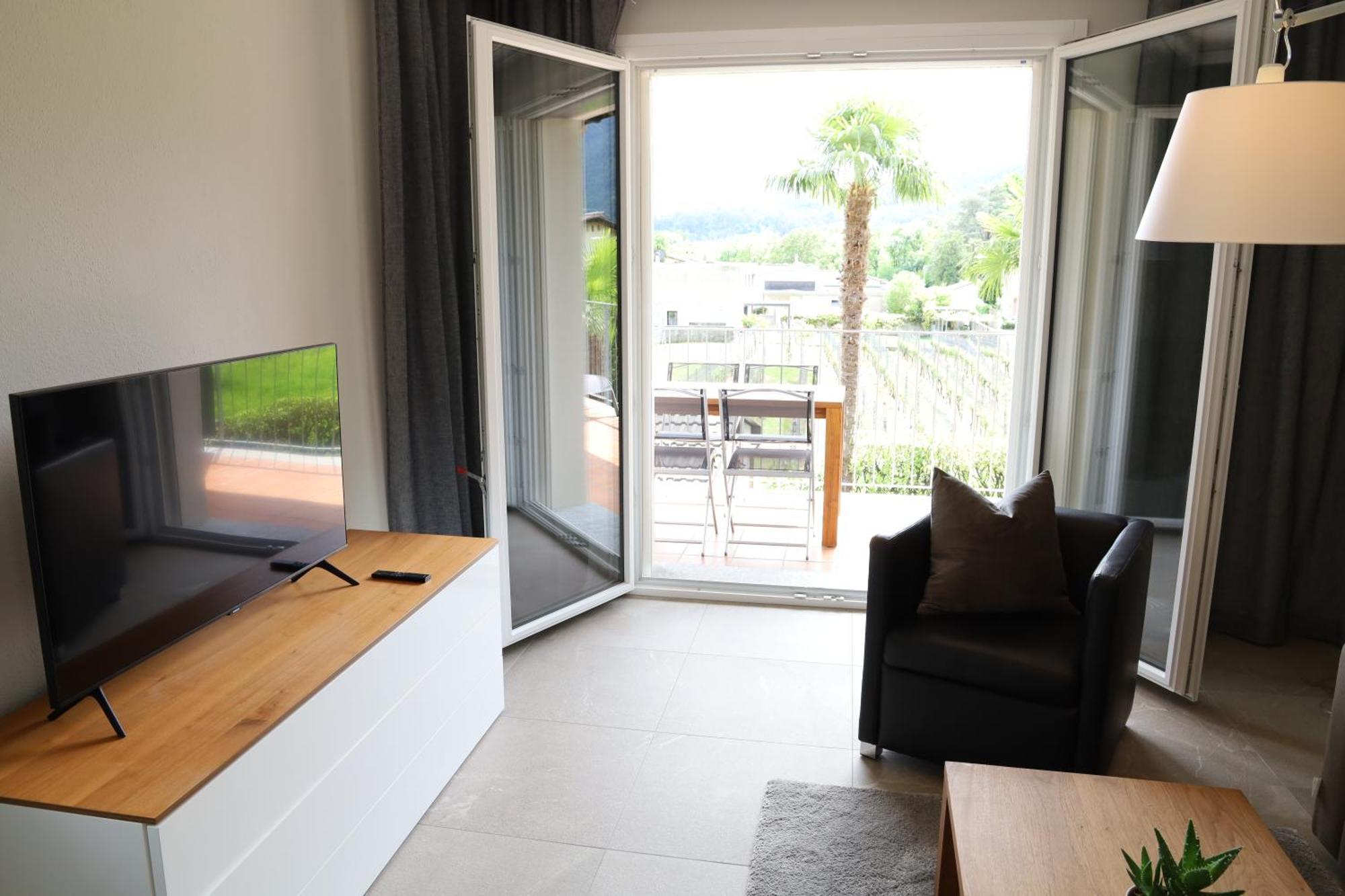 Casa Quattro Fiumi Apartment Tegna Luaran gambar